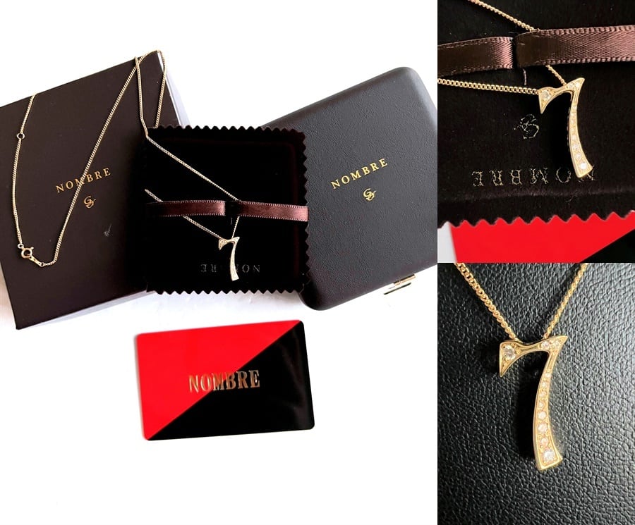 2023 ゆきざき セット NOMBRE ノンブル ナンバー 7 ネックレス