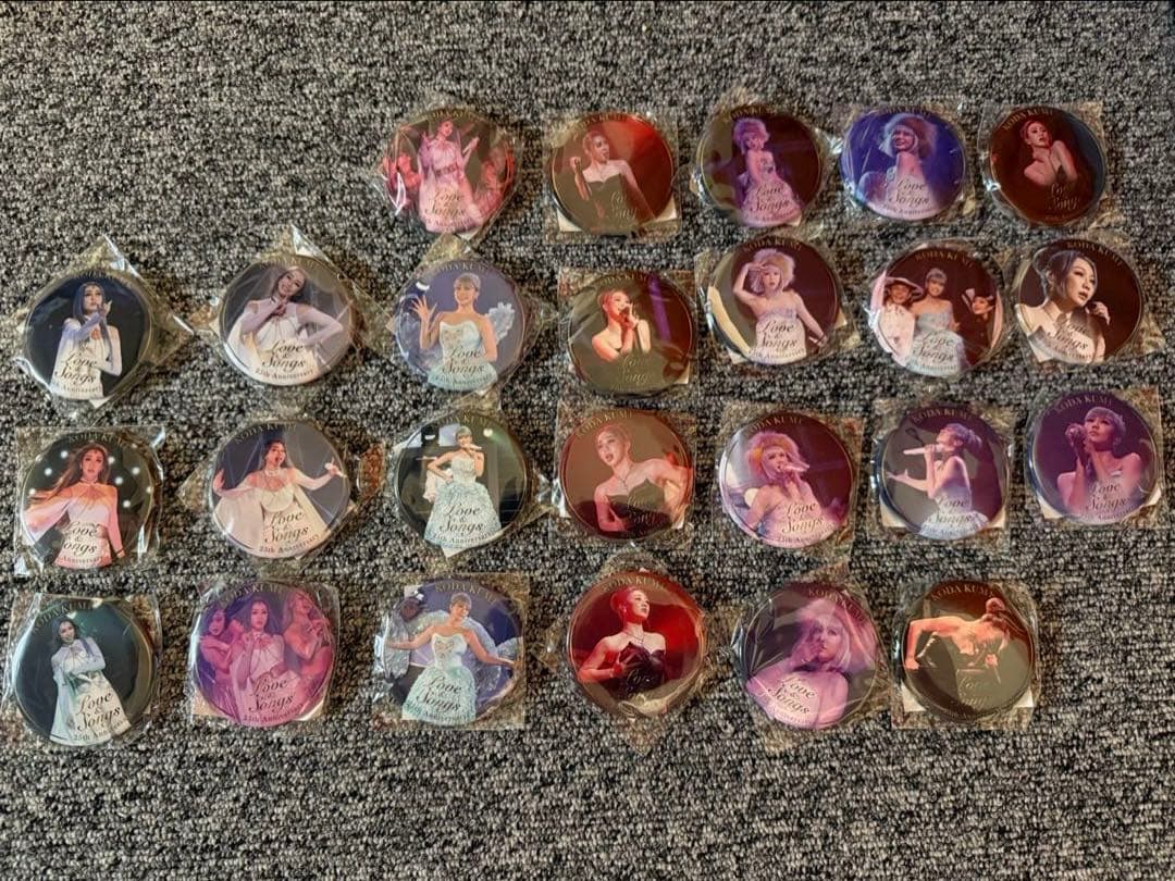 KODA KUMI 25th 缶バッジ25個セットコンプ♡